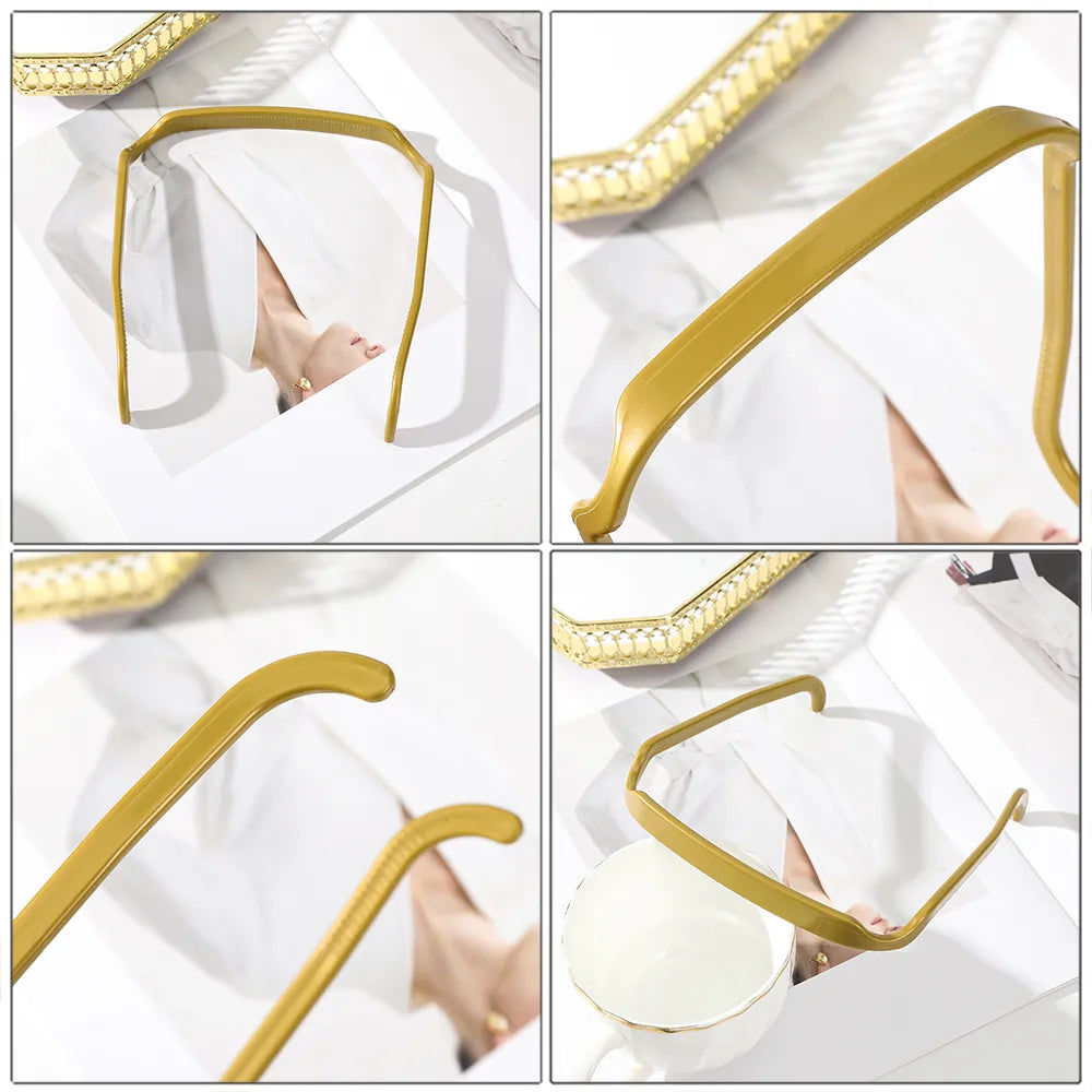 Square Glasses Headband Female 2023 New All-match Pressing Hair Bundle Headdress Invisible Curly Hair Fixed Artifact Headband